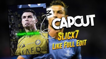 @slicx7 like full football edits tutorial on capcut ✨