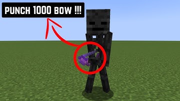 Minecraft: What If You Give a Wither Skeleton Punch 1000 Bow