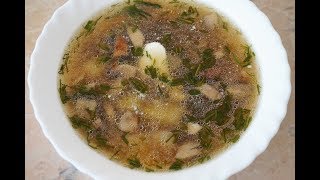 СУП с шампиньонами без мяса/грибной суп/mushroom soup