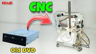 DIY CNC Machine Using Old DVD || How to Make a CNC Machine Part-1