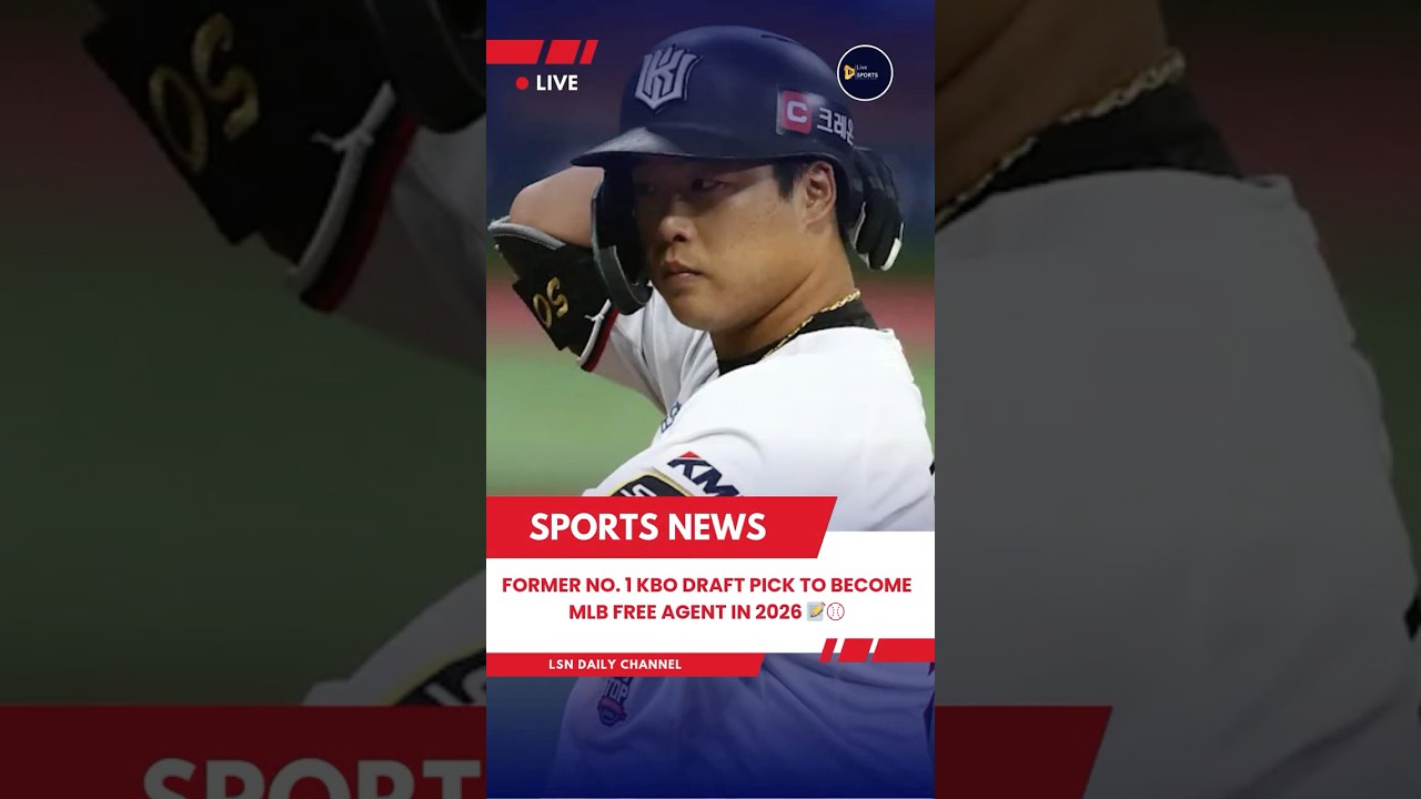 Former No. 1 KBO Draft Pick to Become MLB Free Agent in 2026 📝⚾   