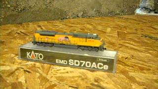 comparison of 3 different scale SD70ACe's in N, HO &amp; O. - ModernVDO 