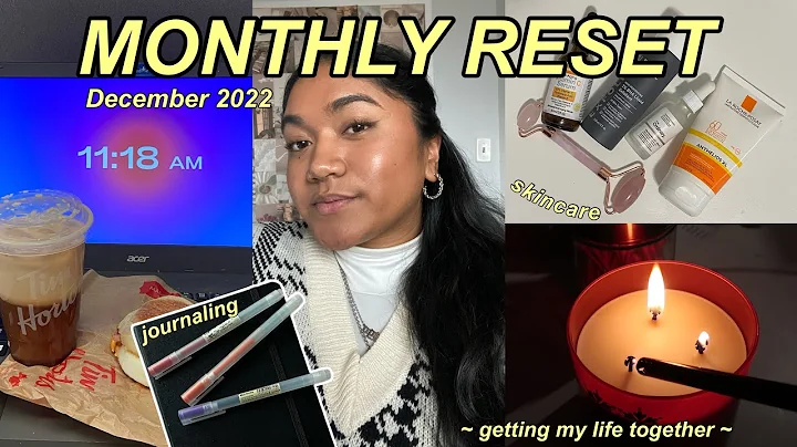 MONTHLY RESET | journaling, skincare, deep cleaning, workingout