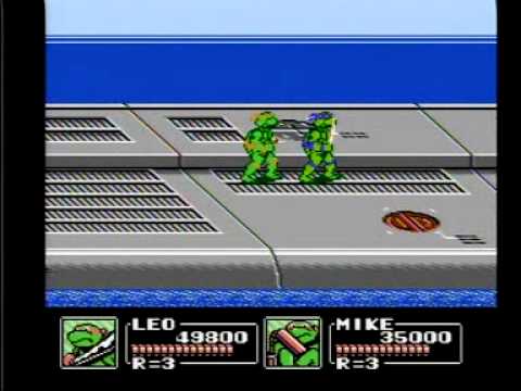 Teenage Mutant Ninja Turtles III: The Manhattan Project NES - 2P Deathless Speed Run - Part 1