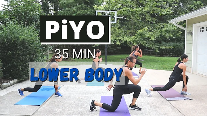 35 Minute PiYO Lower Body | Leg BURNER | No Equipment | No Jumping