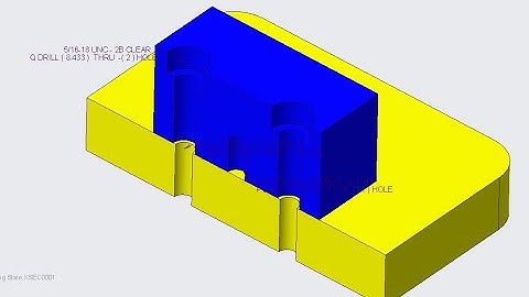 #CounterSink Holes & Tapping In Creo!! (Holes for Allen Bolt)
