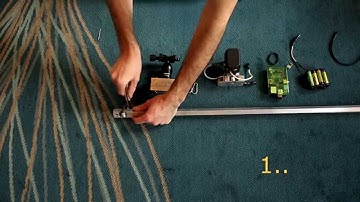 modulapse - raspberry pi based single rail time lapse dolly project - how to mount it in 4 min