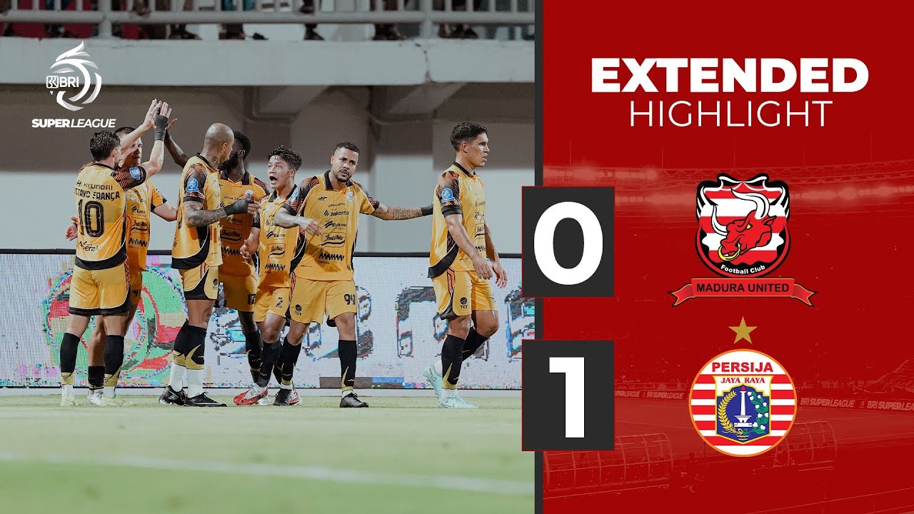 Gol Tunggal Emaxwell Souza Bawa Kemenangan Persija di Kandang Madura United FC | Throwback Match