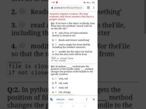 python quiz 9 nptl course