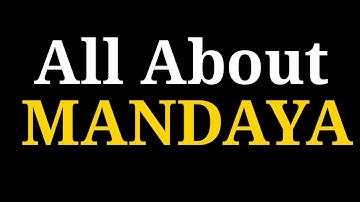 All About MANDAYA| #Chapter2Activity