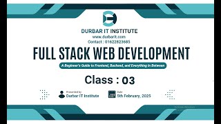 Full Stack Web Development Course | Class -03