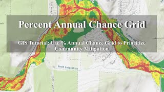 Using Percent Annual Chance Grid in GIS