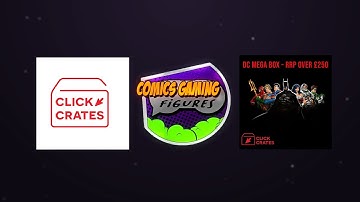 Click Crates DC Ultimate Mega Mystery Crate - Unboxing