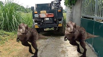 Chú Lùi Xe Công Nông Siêu Đỉnh Trên Cánh Đồng