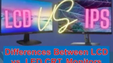 Monitors Explained - LCD, LED, CRT, TN, IPS | Urdu | Hindi