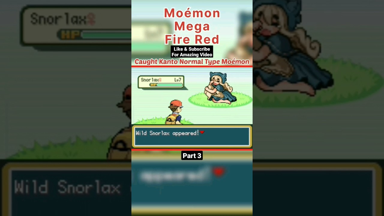 Pokémon MegaMoémon FireRed caught Kanto Normal Type Pokémon | caught Kanto Normal type Moémon