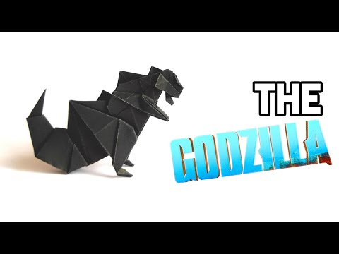 Origami Godzilla : สอนพับสัตว์ประหลาด นามว่า " ก็อตซิลล่า " ⭐⭐⭐