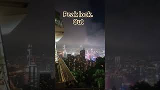 Stunning Panoramic view at Galleria The Peak Hong kong