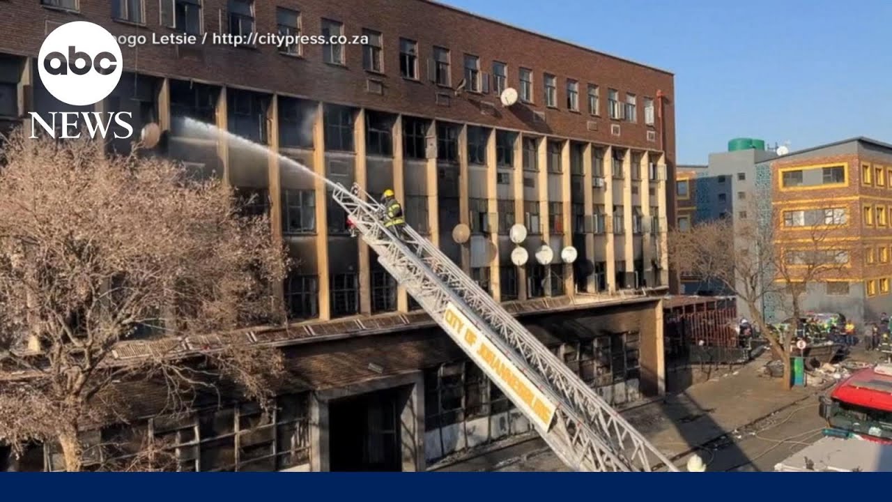 Dozens killed in Johannesburg building fire l GMA
