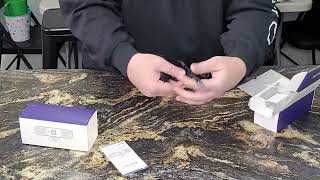Unboxing webcam with microphone & speaker