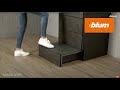 Space step  la solution de tiroir socle  blum