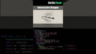 Interactive dragon #tutorial #coding #python #programming #tips #webdevelopment #animation