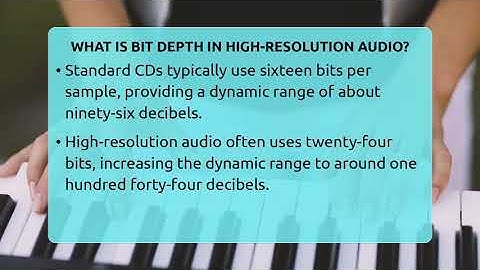 What Is Bit Depth In High-resolution Audio? - Audio Gear Insider