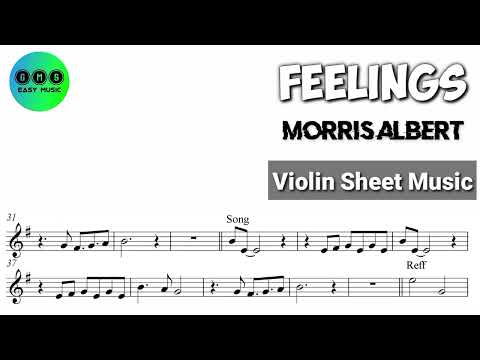 Karaoke Feelings Morris Albert Violin Sheet Music 