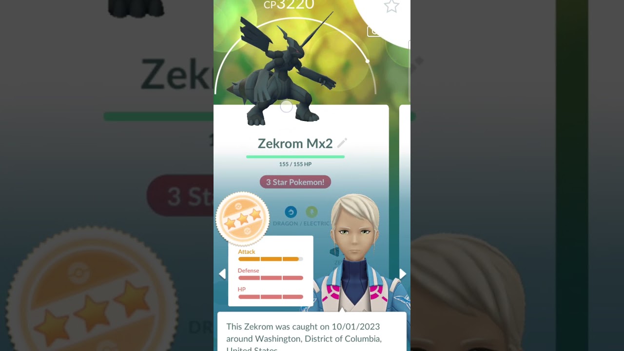 Pokemon Go - So close to being a HUNDO 🥺😪 Zekrom Raid!