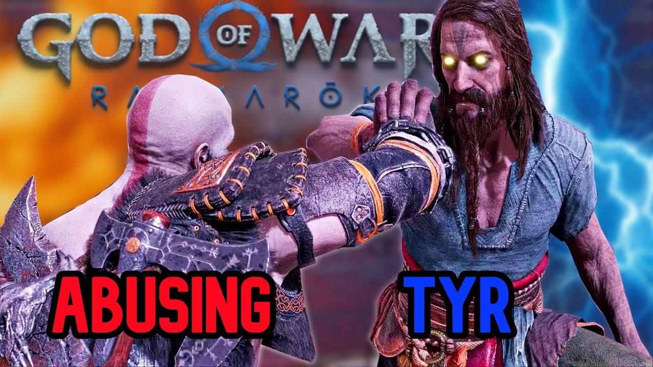 Kratos vs Tyr | How To Defeat Tyr  Boss Fight - God Of War Ragnarok Valhalla - PS5