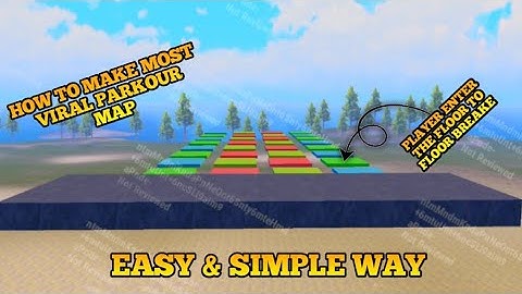 “Player Jump = Floor Break 😱 | How to Make Parkour Map in WOW Mode | Easy & Simple Trick”