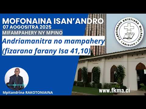 Mofonaina 07 Aogositra 2025 