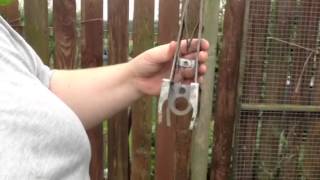How to set scissor mole trap