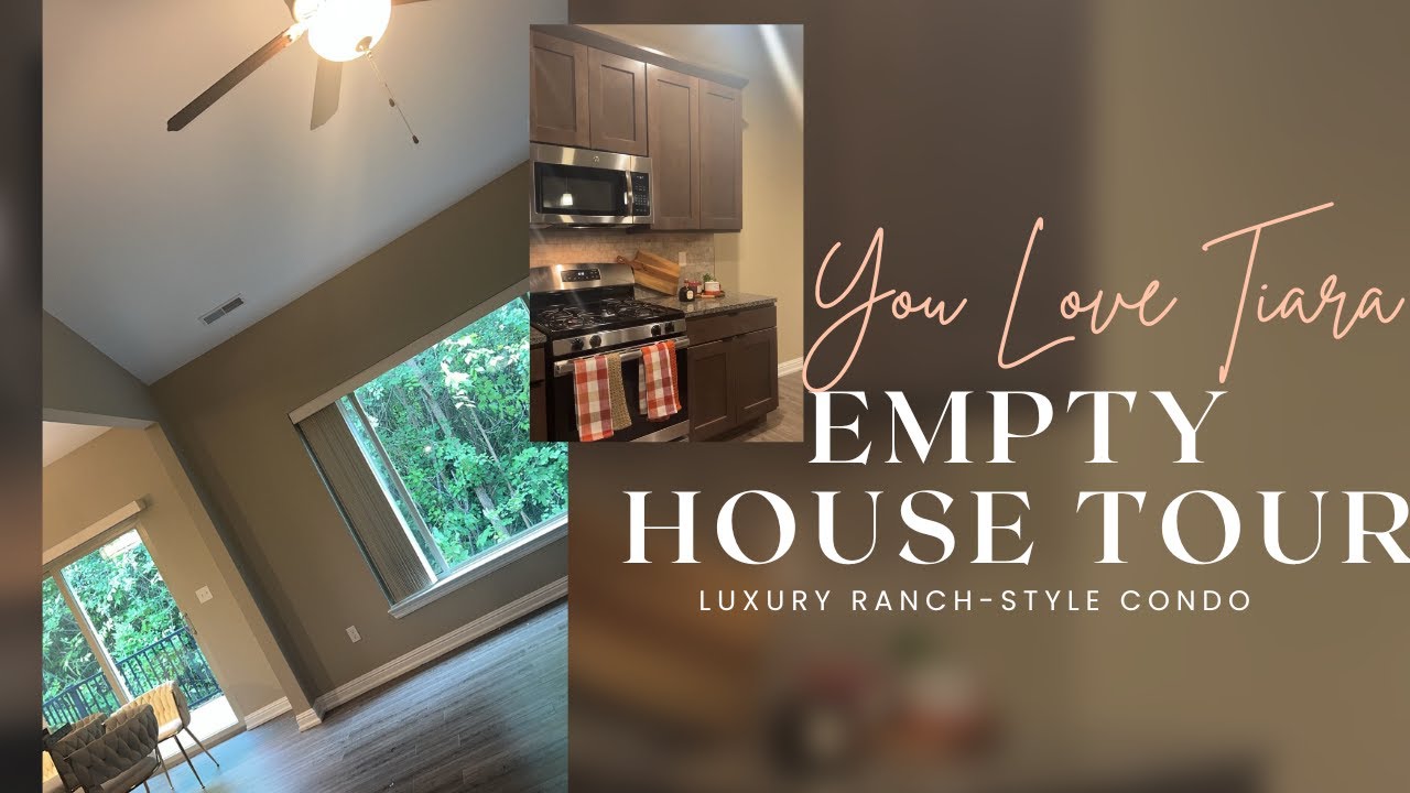 EMPTY LUXURY RANCH-STYLE CONDO TOUR - YouTube
