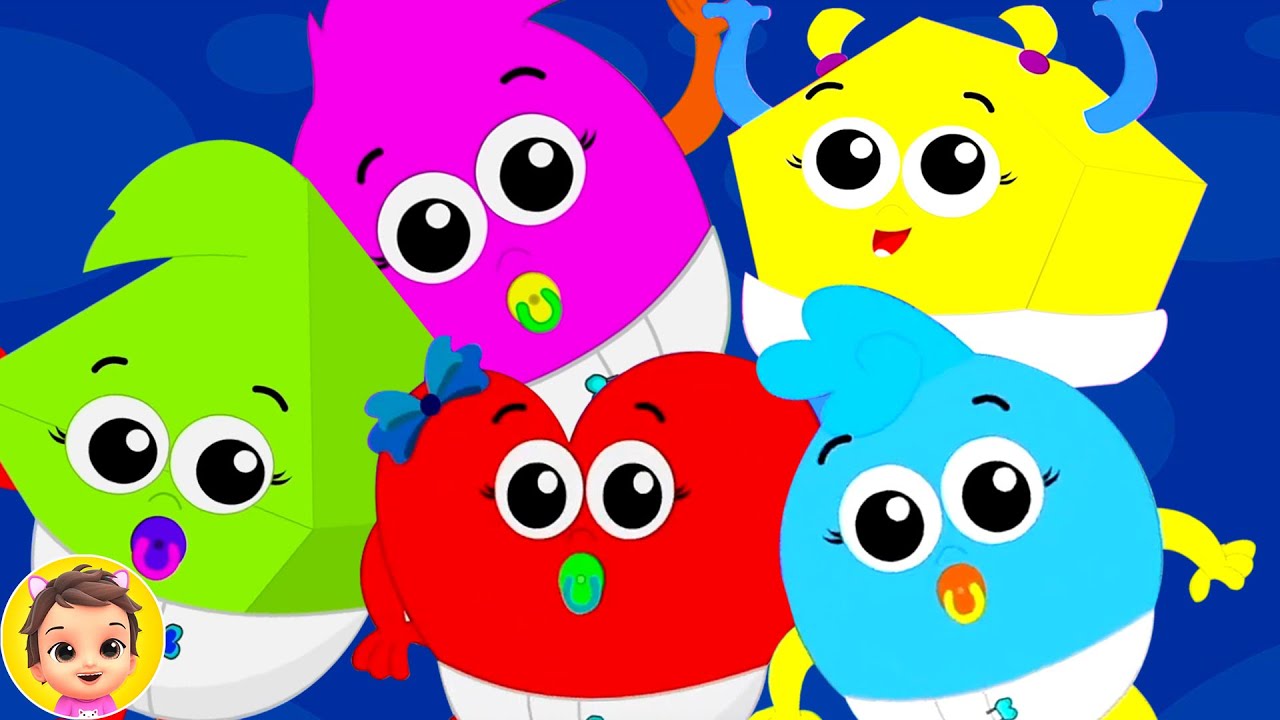 Five Little Babies Jumping On The Bed, Nursery Rhymes And Cartoon Videos