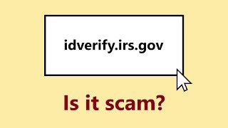 Idverify.irs.gov send letters! Is it scam or legit?
