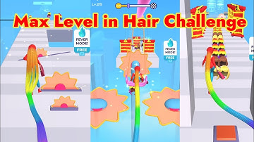 Max level in hair challenge gameplay walkthrough Android iOS New BIG UPDATE