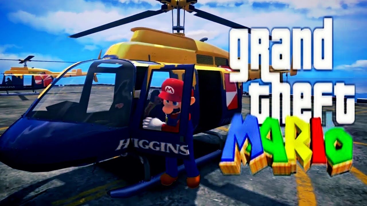 GTA Mario: Mario in GTA || (No Mod) 2017 Game