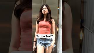 Tattoo Text? #RivaArora snapped in Town