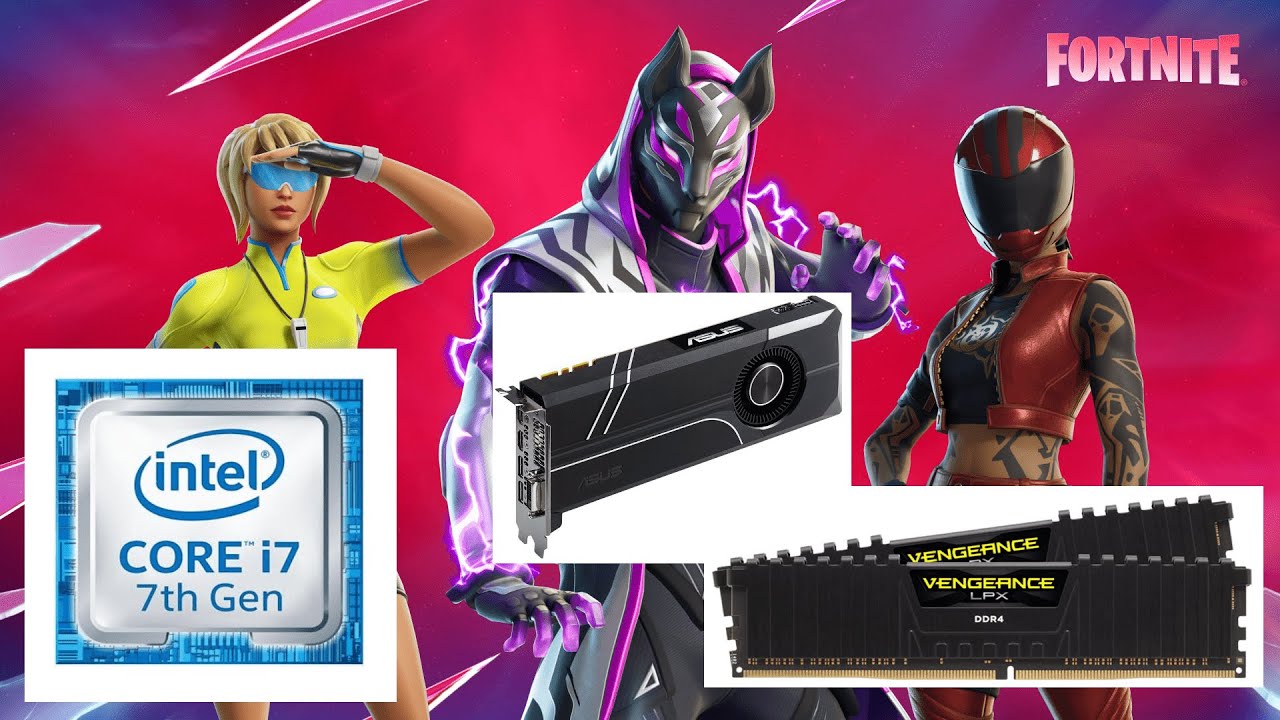 I7 7700 + GTX 1070 & 16GB RAM, Fortnite, 1080p, Niedrig - Episch