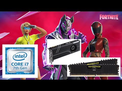 I7 7700 + GTX 1070 & 16GB RAM, Fortnite, 1080p, Niedrig - Episch