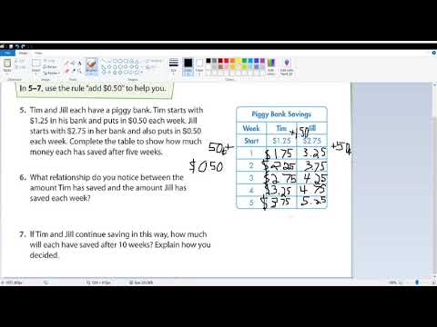 5th Grade Math: Tables and Patterns 4