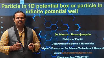 2.8 Particle in 1D box | Dr. Ramu Mannam