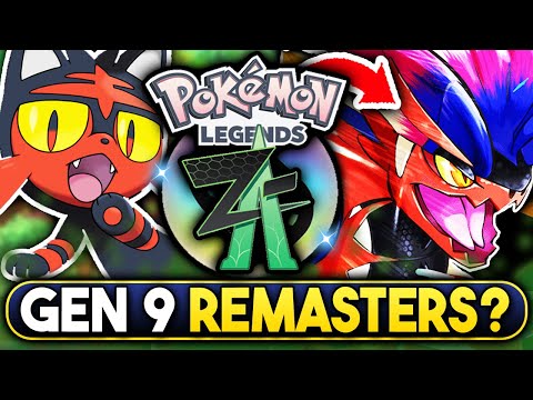 POKEMON NEWS! GEN 9 REMASTERS FOR SWITCH 2? MEGA STARTER EVOLUTION RUMORS FOR LEGENDS Z-A & MORE!