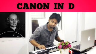 Canon In D - Johann Pachelbel Piano Cover Sinoj Subramanian