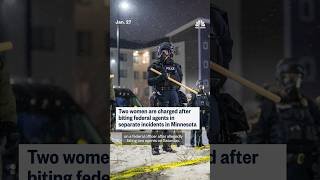 Two women charged after biting agents in Minnesota