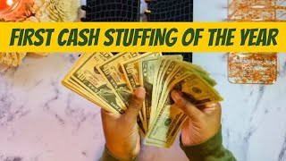 First Cash Stuffing of 2023 | Cash Envelope Stuffing | Paycheck #1| Budgeting Just Because