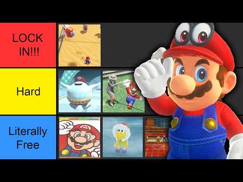 I ranked ALL of Mario Odyssey's Minigames based on difficulty...