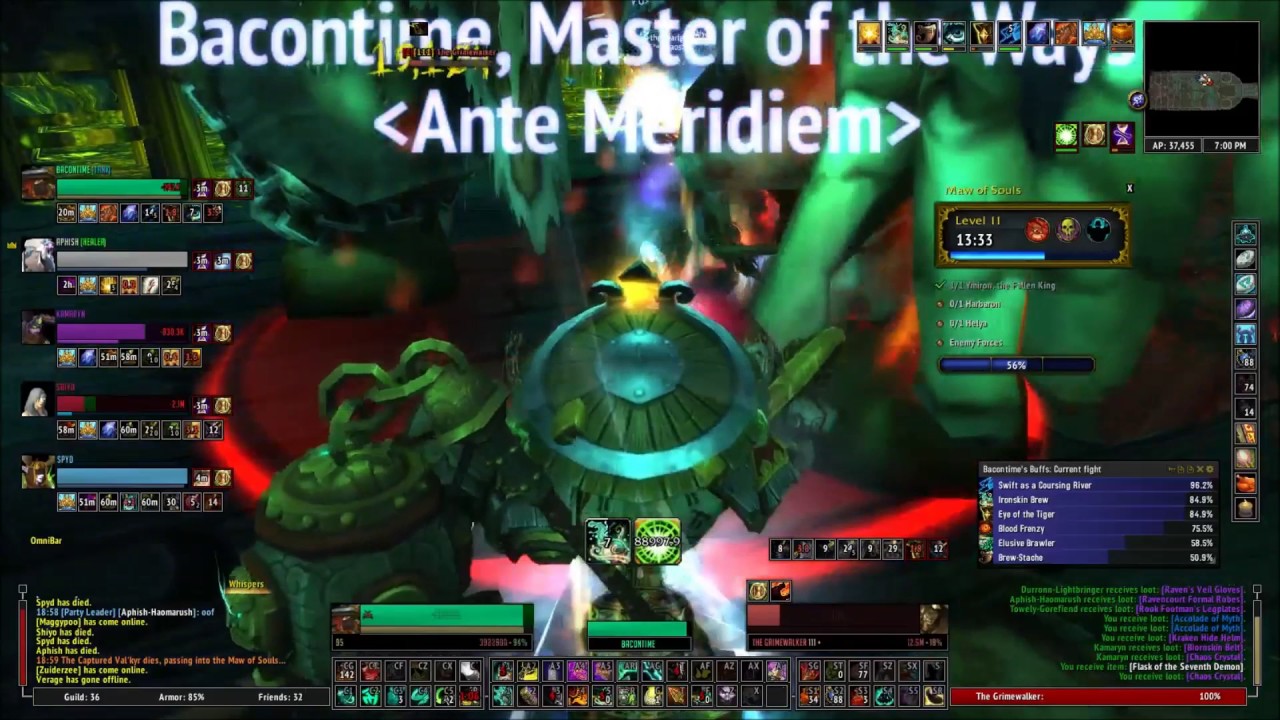 Maw of Souls + 11 Brewmaster (Raging/Necrotic/Fortified)