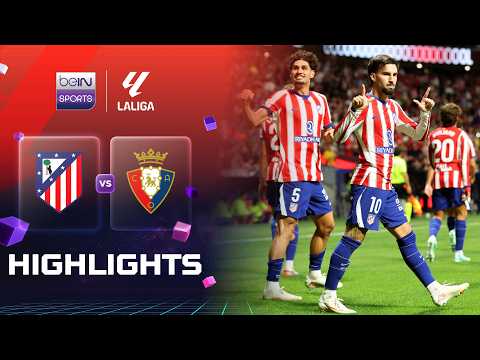 Atlético Madrid 4-0 Osasuna Highlights – Lee Kang-in Jaring, Atlético Dominasi LaLiga